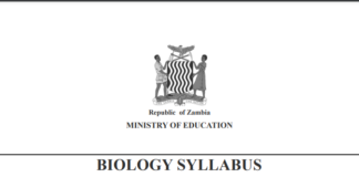 Forms 1 – 4 Biology Syllabus Secondary Education Ordinary Level (Zambia)